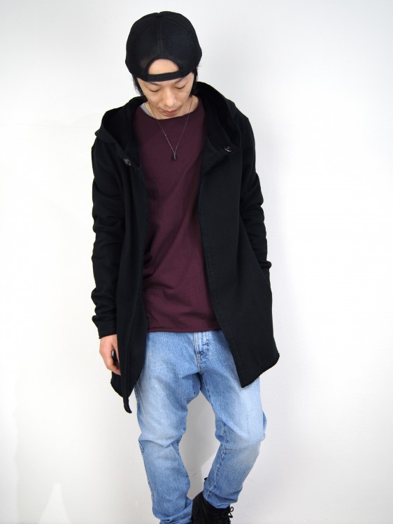 bassike HOODED BLOUSON(ベイシーク)2016101517824.jpg