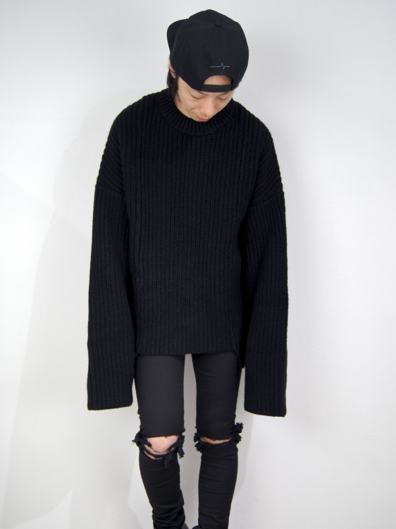 ALMOSTBLACK OVERSIZE KNIT(オールモストブラック)20161023164011.jpg