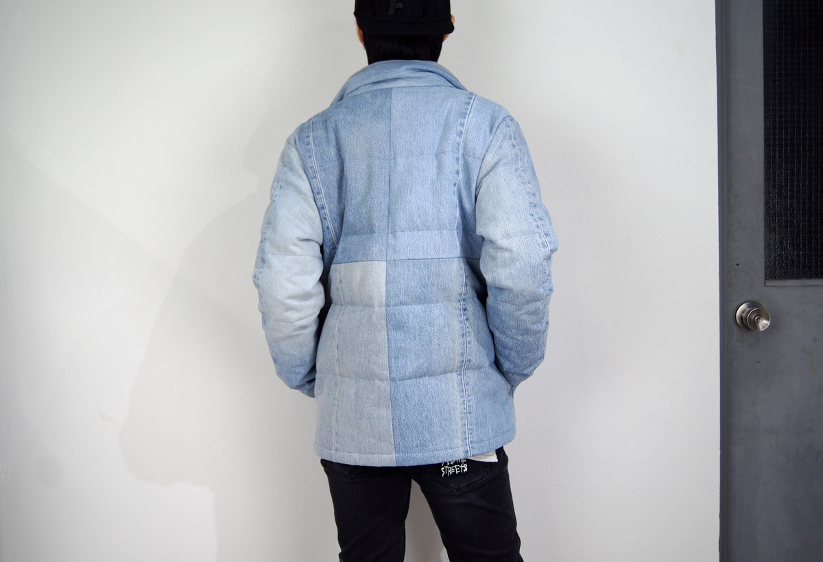 TALKING ABOUT THE ABSTRACTION RE-MAKE DENIM DOWN JACKET(トーキング アバウト ジ アブストラクション)20161128181517.JPG