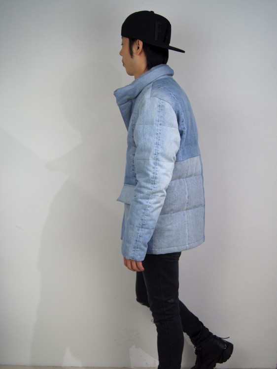 TALKING ABOUT THE ABSTRACTION RE-MAKE DENIM DOWN JACKET(トーキング アバウト ジ アブストラクション)2016121715119.jpg