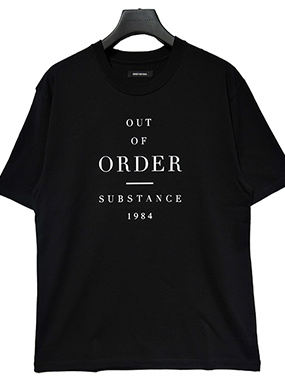 CHRISTIAN DADA OUT OF ORDER Print Fine Cotton T-shirt(クリスチャンダダ)2016122019500.jpg