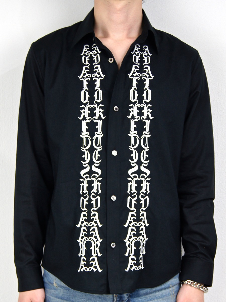 CHRISTIAN DADA CLASSIC OLD ENGLISH EMBROIDERY SHIRT(クリスチャンダダ)201641016288.jpg