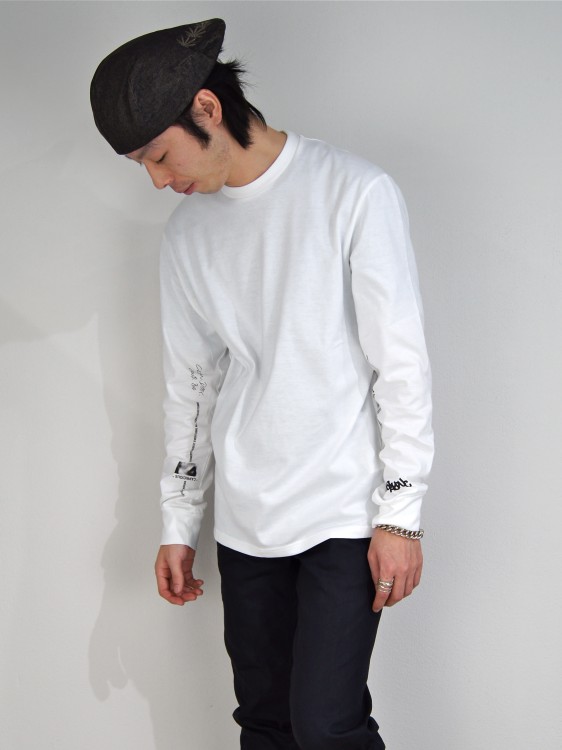 ALMOSTBLACK LONG SLEEVE T-SHIRT(オールモストブラック)201642519941.jpg