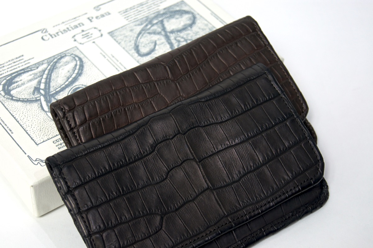 CHRISTIAN PEAU CROCODILE LEATHER CARD HOLDER(クリスチャンポー)201656185624.JPG