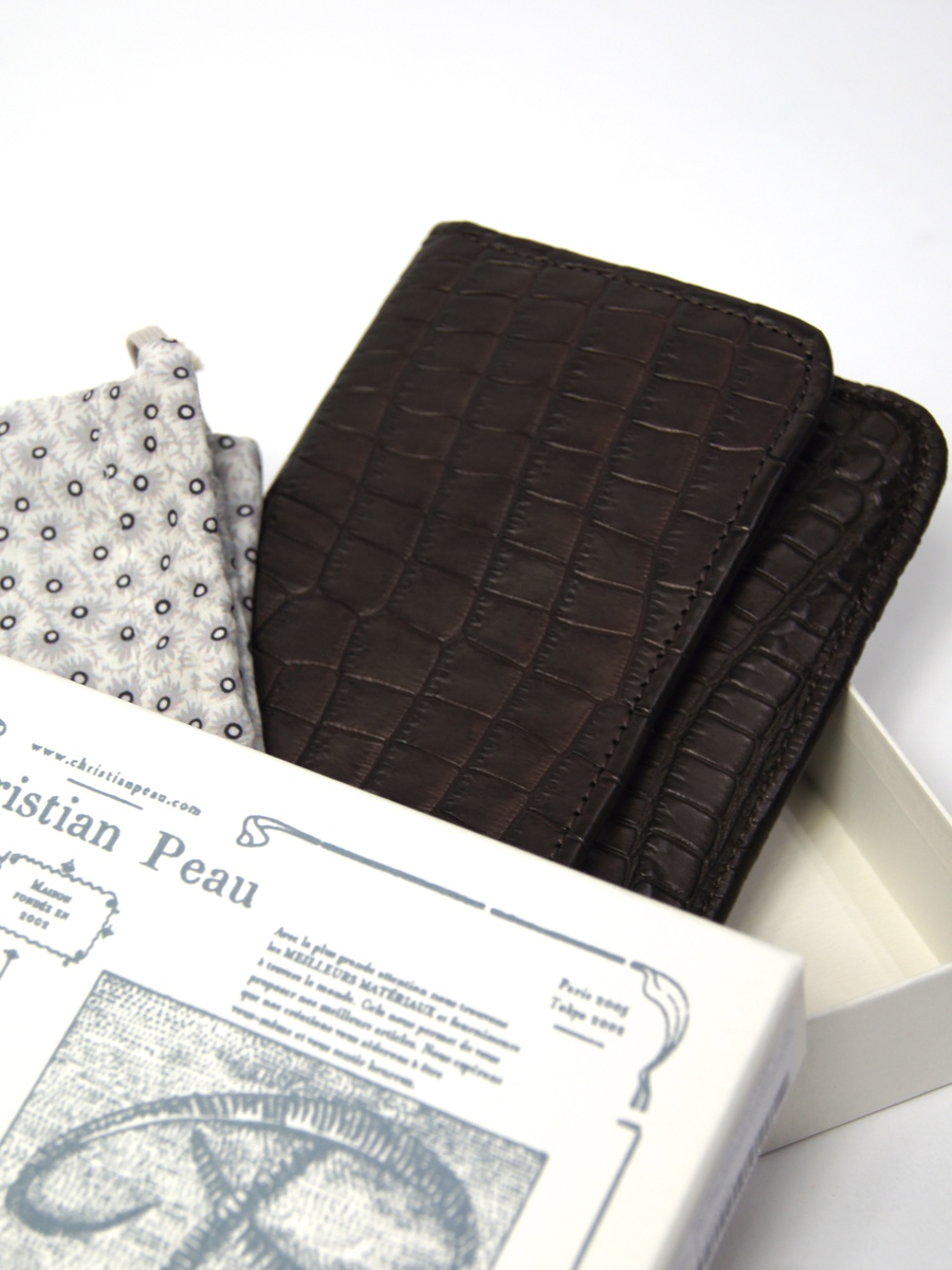 CHRISTIAN PEAU CROCODILE LEATHER CARD HOLDER(クリスチャンポー)2016724145410.jpg