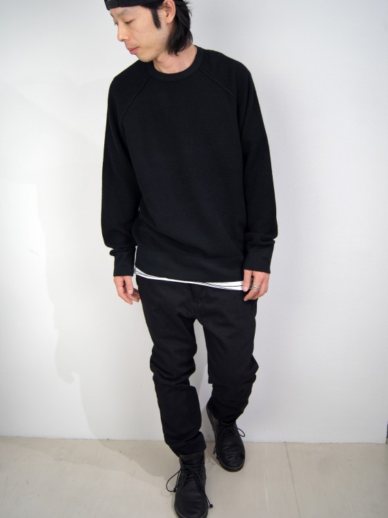 bassike COTTON CASHMERE RAGLAN SWEAT(ベイシーク)2016918183811.jpg