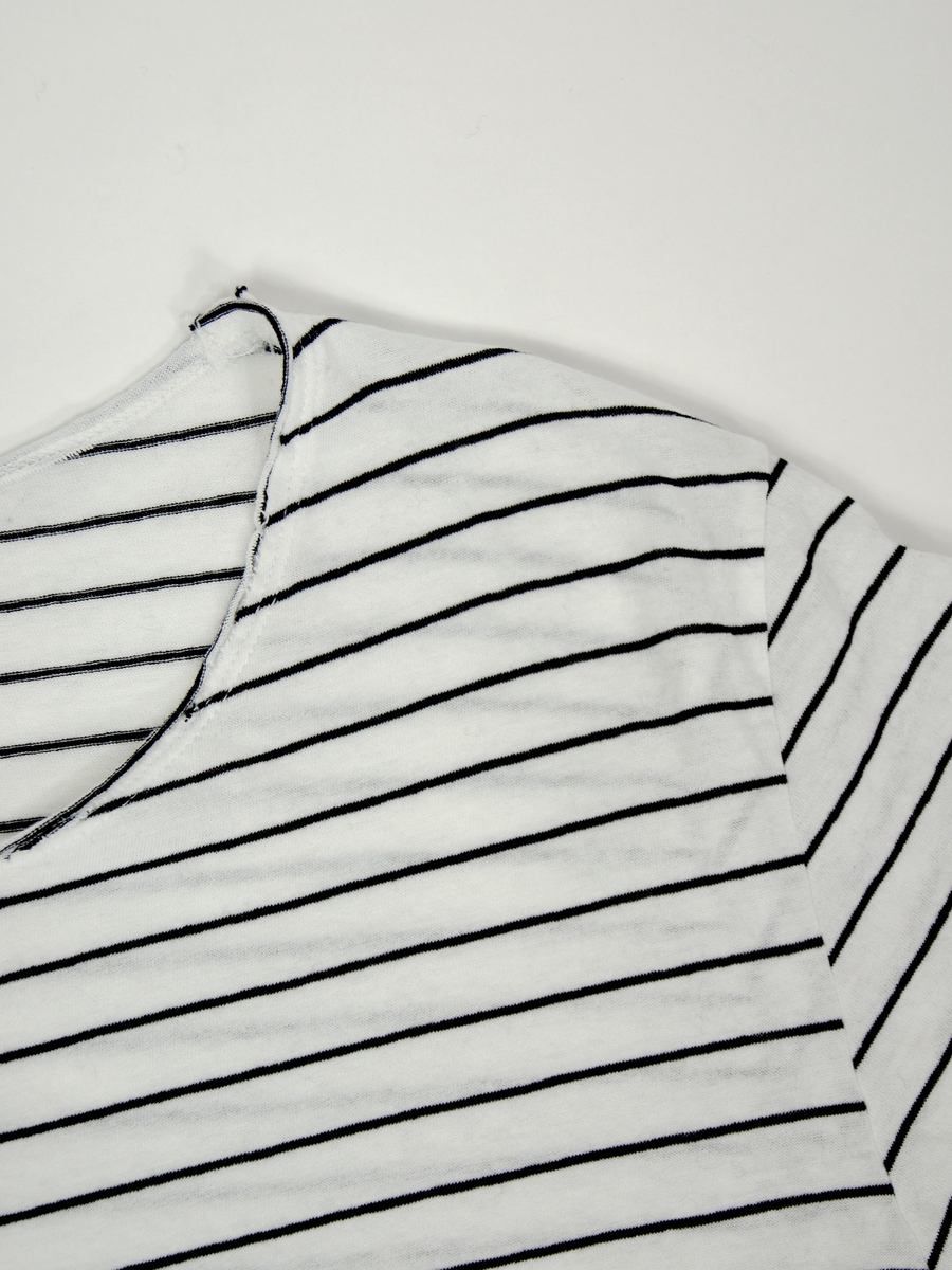 bassike STRIPE RAW POCKET T-SHIRT(ベイシーク)201692718035.jpg