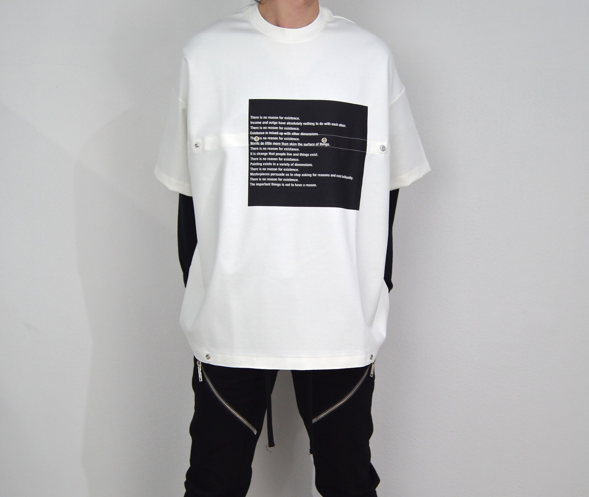 ALMOSTBLACK Oversize T-shirt(オールモストブラック)2017221193527.jpg