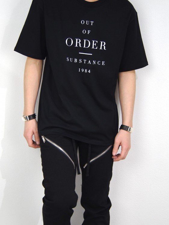 CHRISTIAN DADA OUT OF ORDER Print Fine Cotton T-shirt(クリスチャンダダ)2017224191849.jpg