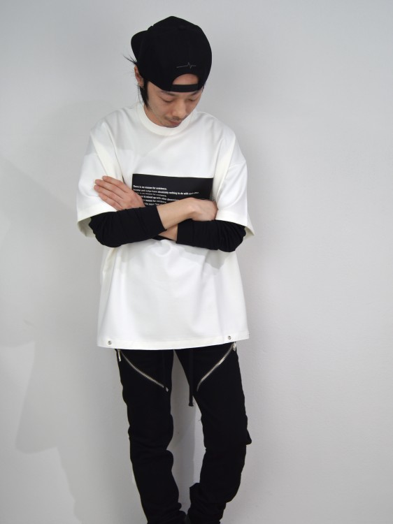 ALMOSTBLACK Oversize T-shirt(オールモストブラック)2017513171026.jpg