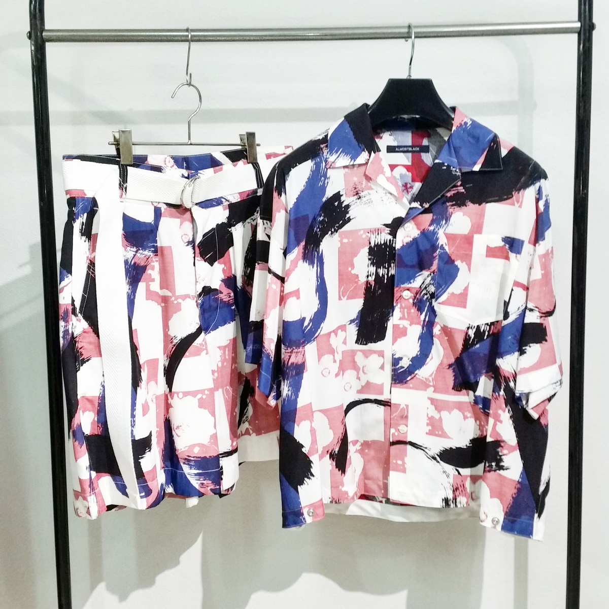 ALMOSTBLACK Brush Camouflage Shirt(オールモストブラック)2017518184936.jpg