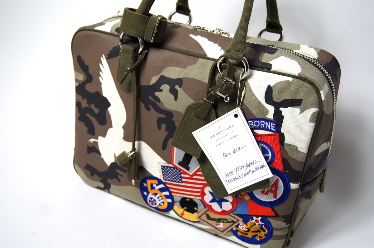 READYMADE ORIGINAL PEACE COMOUFLAGE BOX BAG(レディメイド)201643164114.JPG