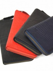 リザードレザー ラウンドジップ長財布