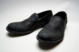 DESTROYED LEATHER SLIP-ON