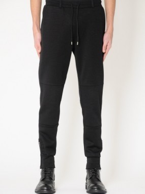 TAILORED SIDE ZIP SWEATPANTS