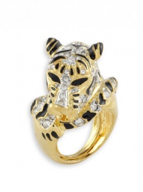 CRYSTA TIGER RING