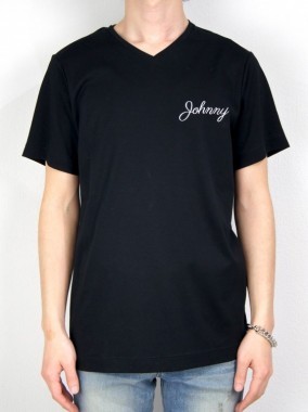 "JOHNNY" VネックTシャツ