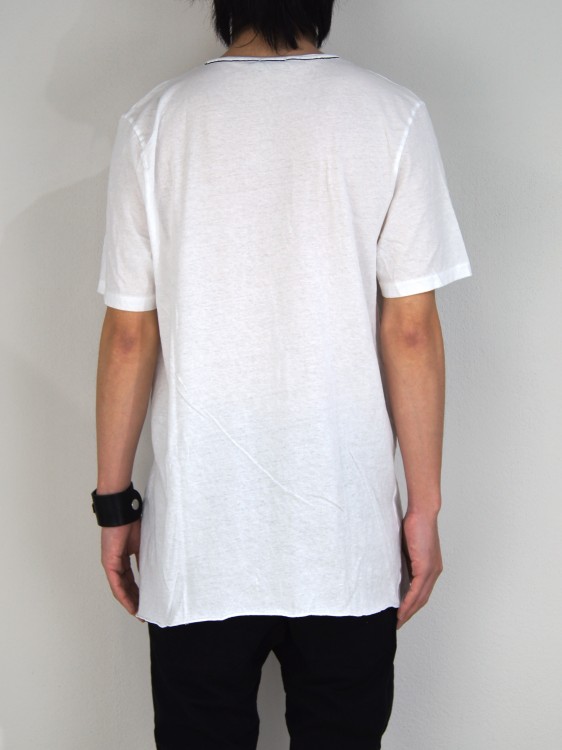 オーガニックコットン ドットTシャツ(WHITE)