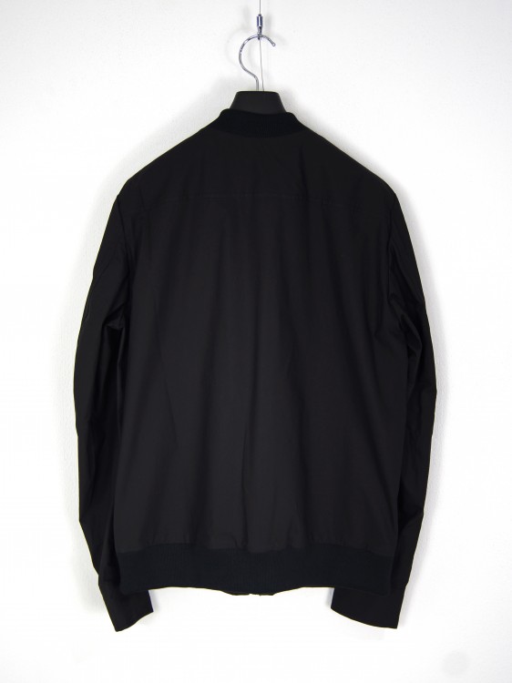 イタリアコットン ボンバーシャツ(BLACK)