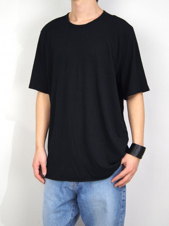 オーバーサイズ オーガニックコットンTシャツ (WHITE・BLACK)