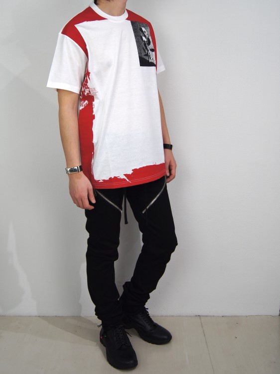 フレーム グラフィックTシャツ(WHITE)