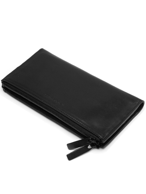 パトリックステファン／PATRICK STEPHAN 長財布 財布 ウォレット メンズ レザー 革 本革  171AWA17 Leather long wallet fold 'level' douce RFロングウォレット  ウォッシュ・ワックス加工 小銭入れあり ヴィンテージ加工 ラウンドジップ ラウンドファスナー