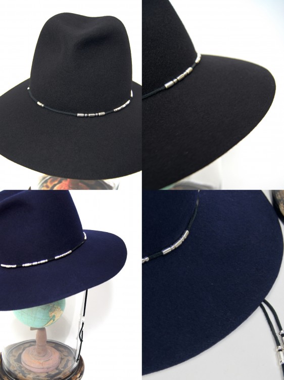 ワイドブリム カスタムHAT (BLACK・NAVY・KHAKI・BEIGE)