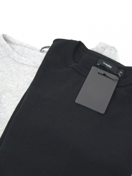 メリノウールニットソー (GRAY・BLACK)