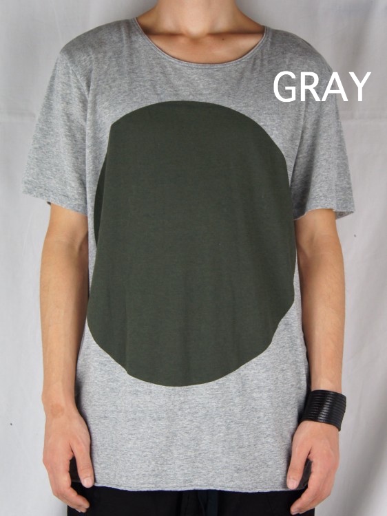 オーガニックコットン ドットTシャツ(C.GRAY・GRAY)