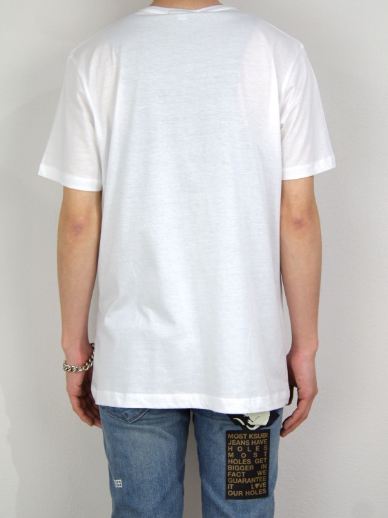 パロディー プリントTシャツ・2   (WHITE・BLACK)