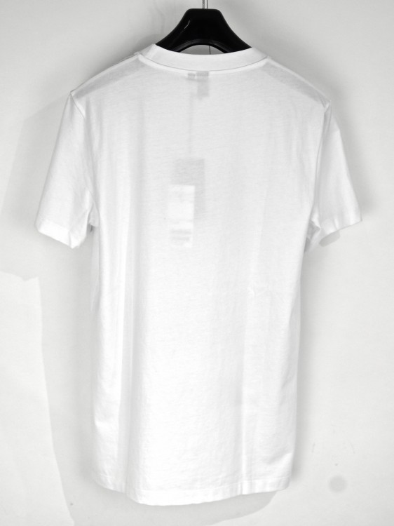 SILK SCREEN PRINT T-SHIRT(WHITE)