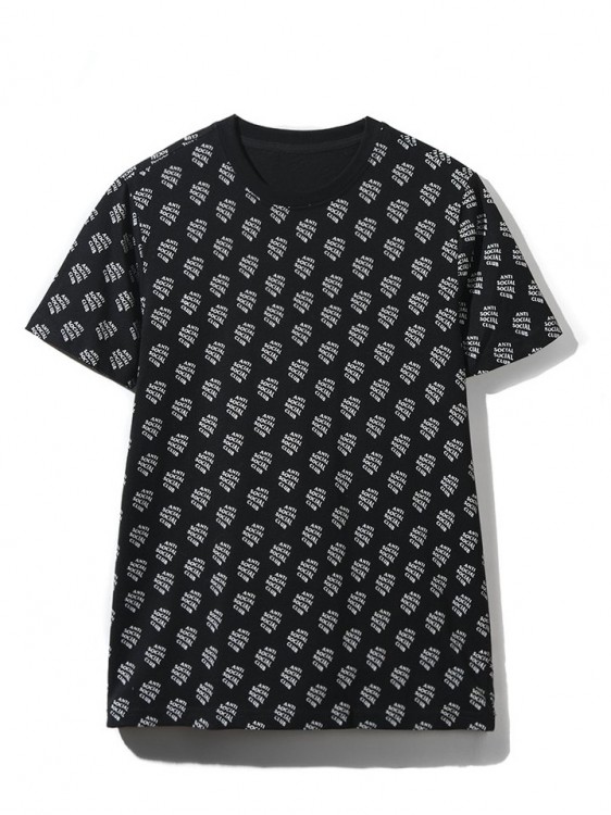 ロゴモノグラム Tシャツ (ブラック)