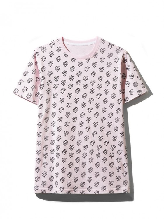 ロゴモノグラム Tシャツ (ピンク)