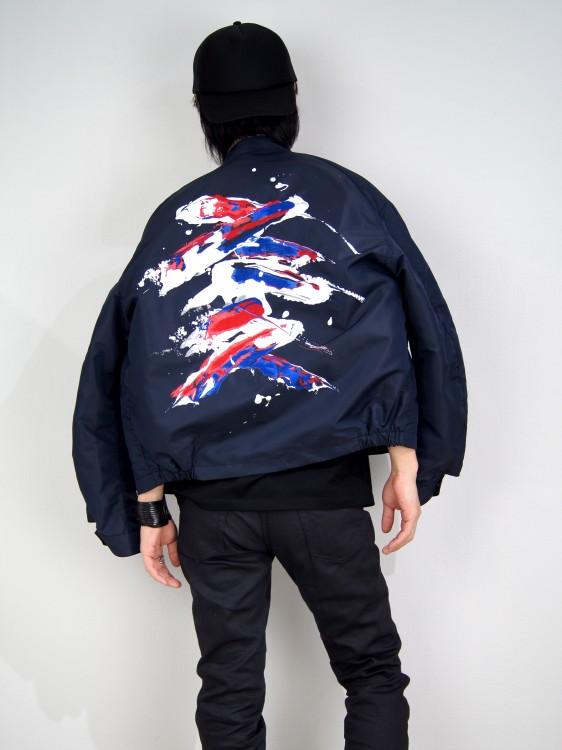 ドローイング スウィングットップ(NAVY)