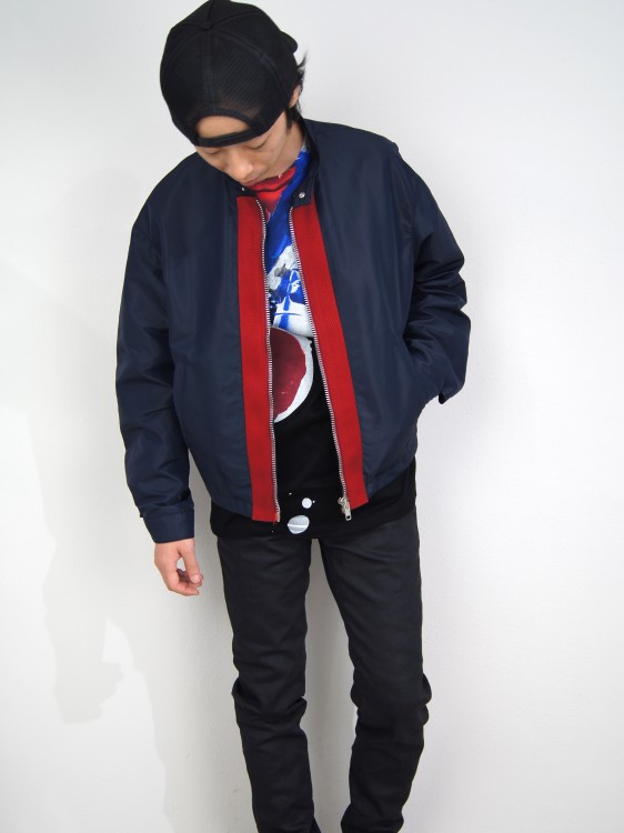 ドローイング スウィングットップ(NAVY)