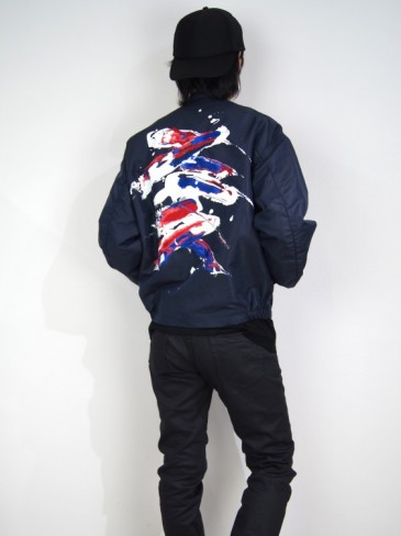 ドローイング スウィングットップ(NAVY)