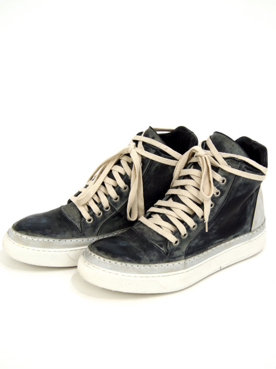 PELLE LEATHER LACE-UP SNEAKER