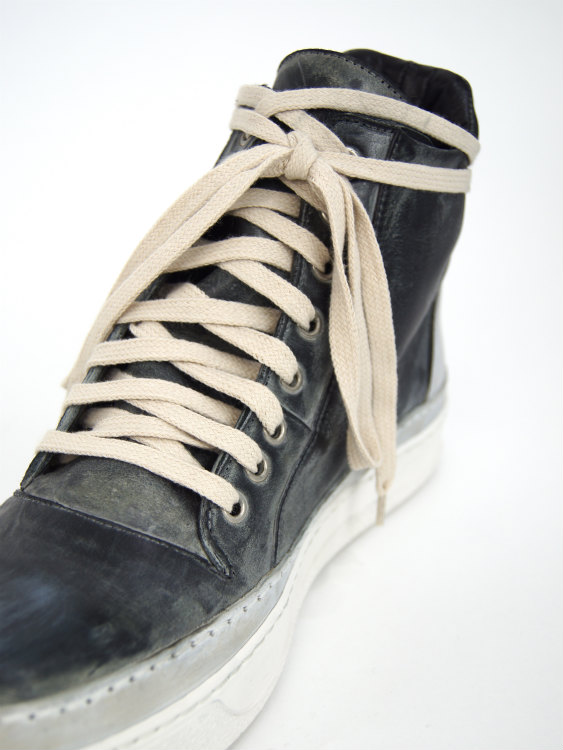 PELLE LEATHER LACE-UP SNEAKER