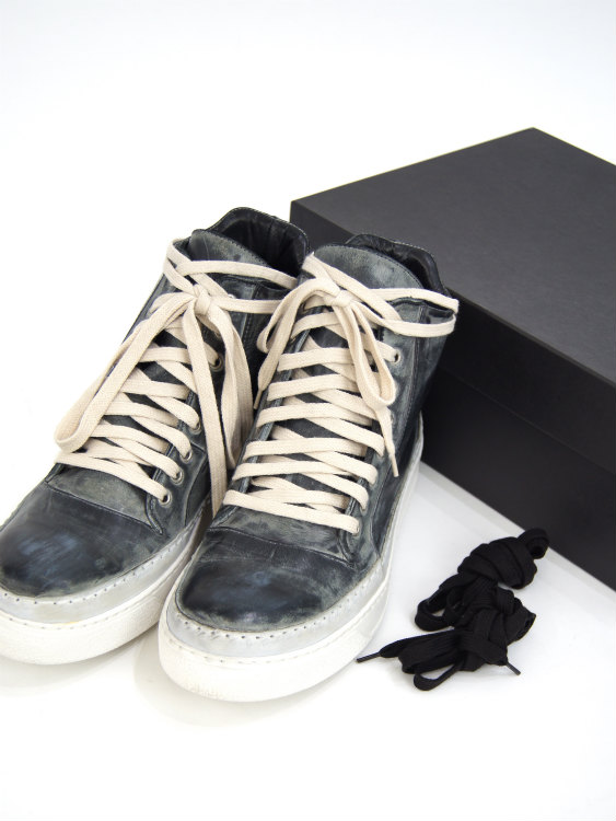 PELLE LEATHER LACE-UP SNEAKER