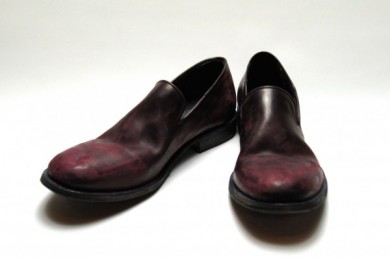 DESTROYED LEATHER SLIP-ON