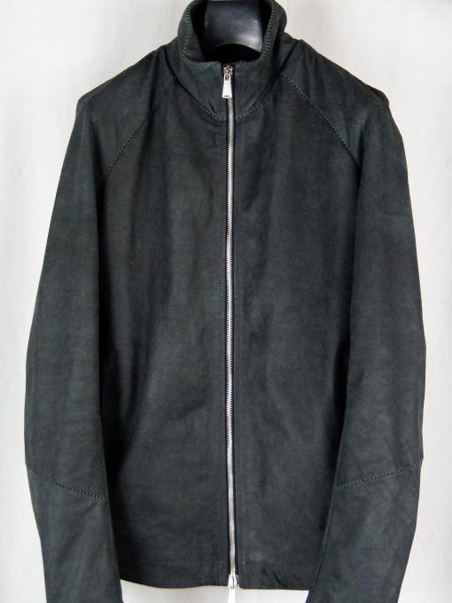 BASIC ZIPUP LEATHER JACKET