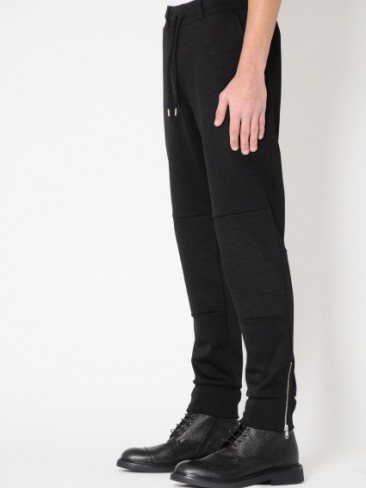 TAILORED SIDE ZIP SWEATPANTS