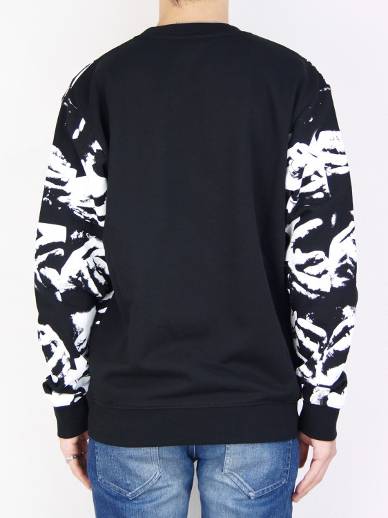 HAND SILK SCREEN PRINT SWEATSHIRT