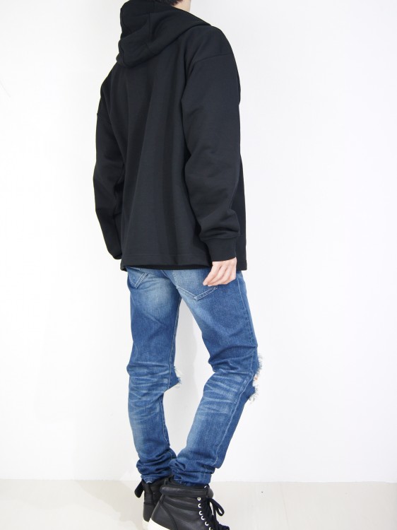 MONTAGE OVERSIZED ZIP HOODIE SWEATSHIRT