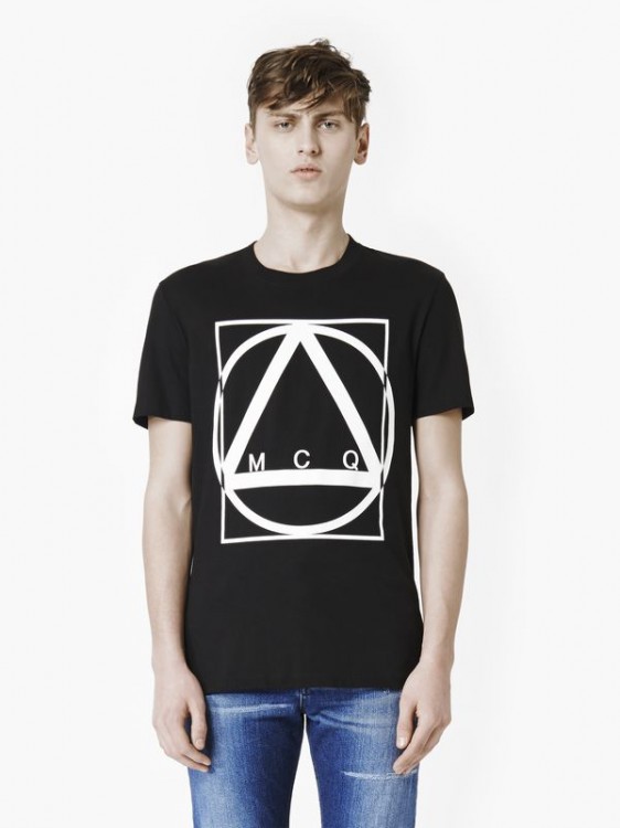 MULTI GEOMETRIC PRINT T-SHIRT