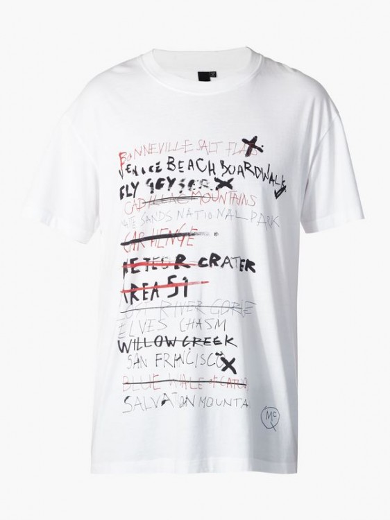 WANDER LIST PRINT T-SHIRT