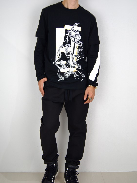 OVER PRINT LONG SLEEVES